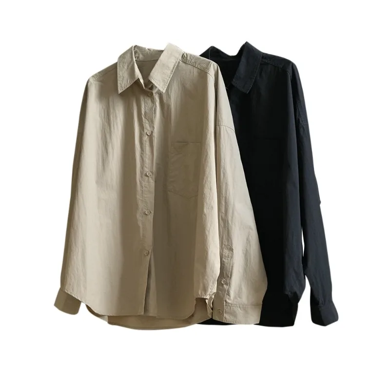 

Summer new Japanese mountain wind outdoor sports silhouette shirt loose and thin stacked casual top women