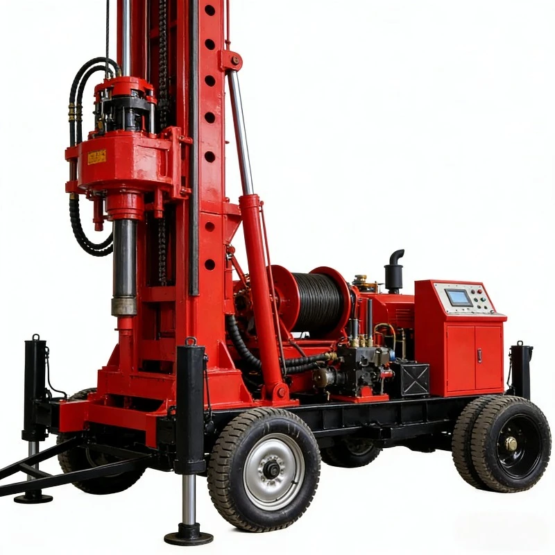 200m Mud Pump Equipped Core Drilling Rig Precision Water Well Rock Coring Geological Prospecting Device