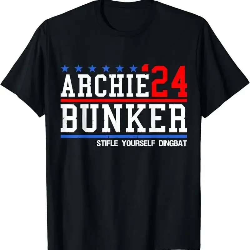 Archie Bunker 24 For President 2024 T Shirt S 3Xl