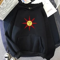 DARK SOULS Retro Hoodies Graphic Printing Women/men Sweatshirt Autumn/Winter Harajuku Loose Clothes Roupas Femininas Pullovers