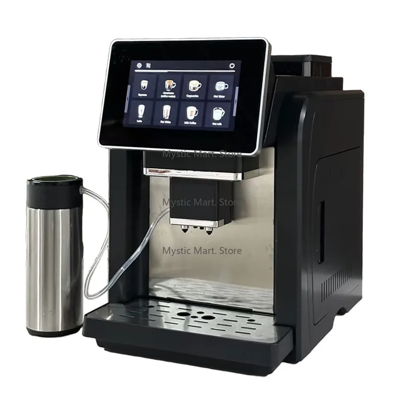 

Automatic Espresso Coffee Maker Touch Screen Display Cappuccino Latte Expresso Machine Household Hotel