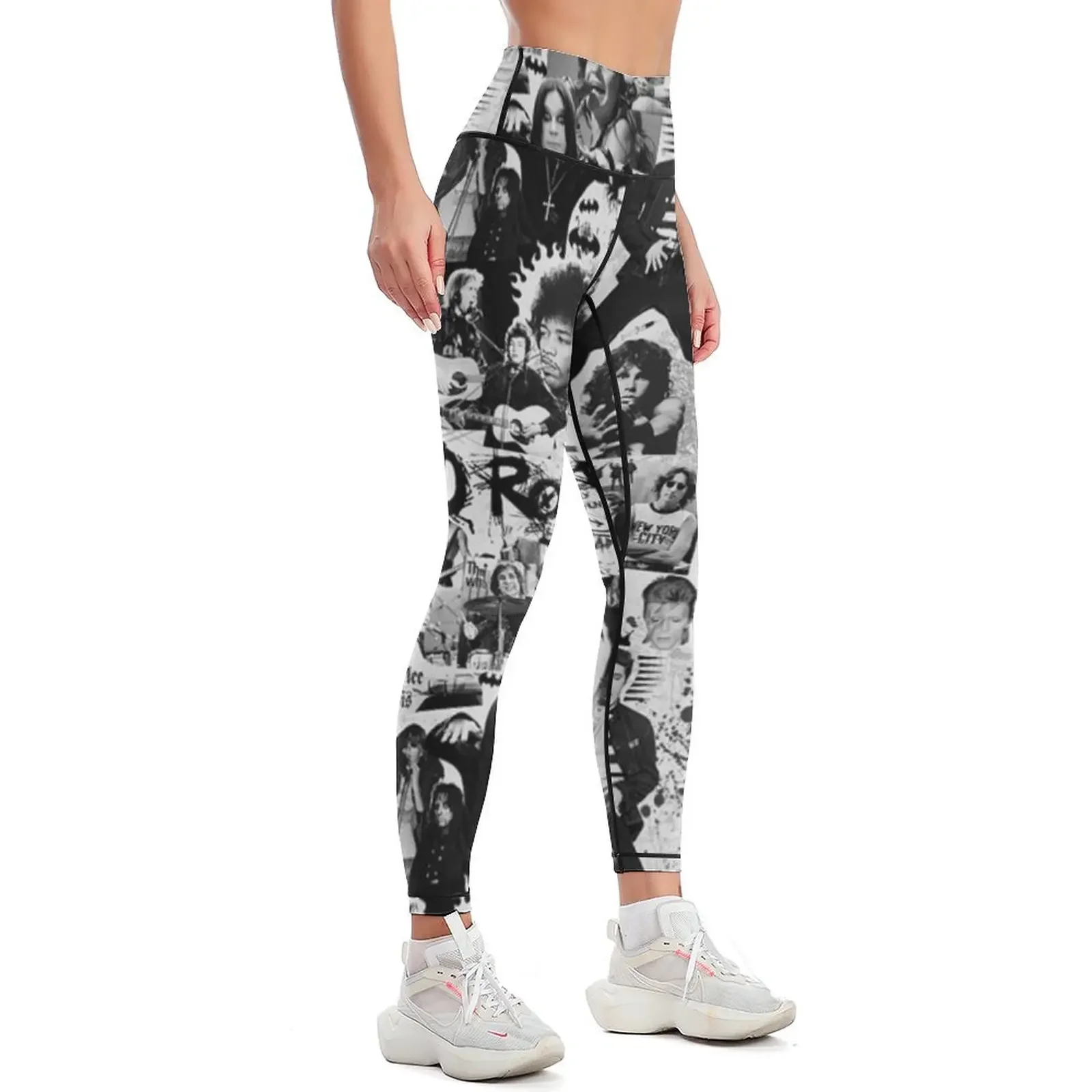 ROCK AND ROLL Tapestry Leggings gym's sportswear gym womans Womens Leggings