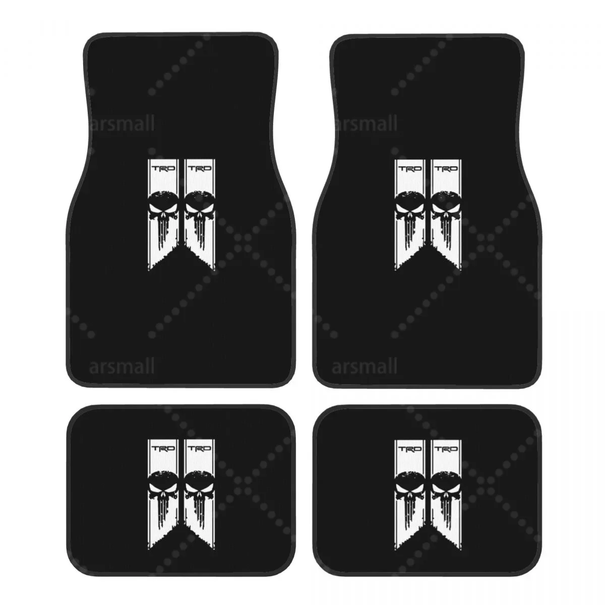 TRD Alfombrillas para coche، إكسسوارات الفقرة السيارات، coración، alfombrillas lanteras y traseras para coche، juegos 4 p