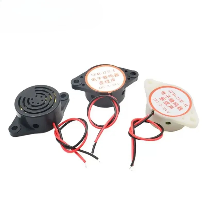 2pcs/lot SFM-27 type 3015A continuous sound 3015B intermittent sound buzzer DC active 3-24V Electronic Buzzers Alarm