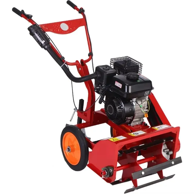 Small gasoline lawnmower Agricultural rotary tillage trenching lawnmower