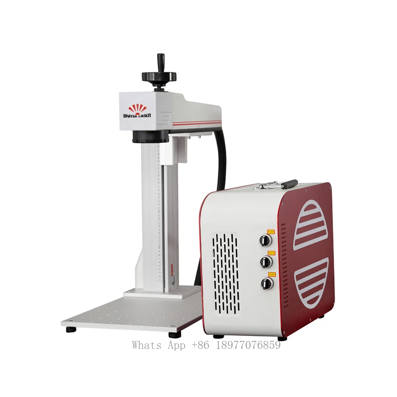 Hot Sale Easy To Operate 30W Steel Metal Various Metal Materials Fiber Laser Marking Machine Marker With Fast Delivery