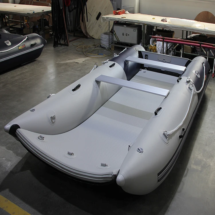 High Quality MC 410 Catamaran Inflatable Boat Outdoor Sport Rowing Boats Lake Usage Rescue Entertainment Fishing