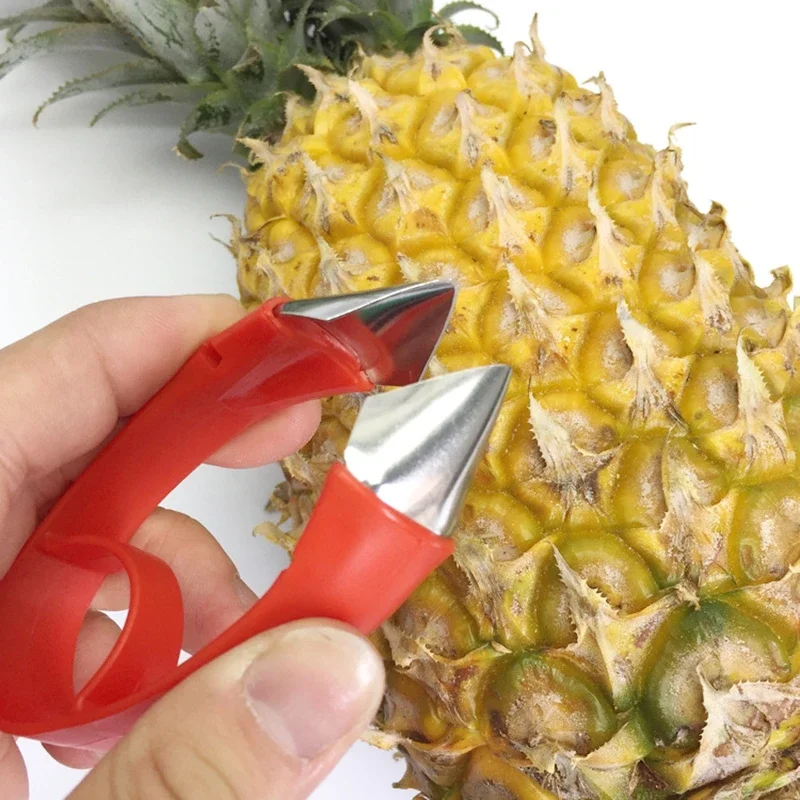 Roestvrij Staal Beroep Ananas Eye Peeler Cutter Zaad Remover Clip Pincet Fruit Slicer Gereedschap Keuken Gadget Voor Thuis