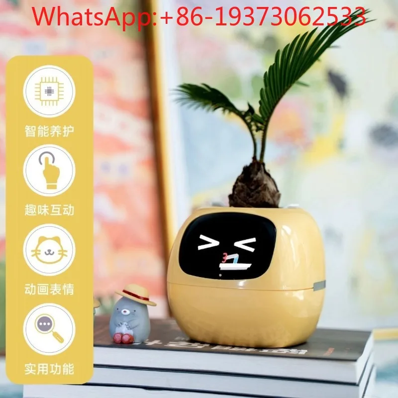 Plant Cute Pet Robot Electronic Pet Healing Table with AI Electronic Toy Creative Holiday Gift view 2