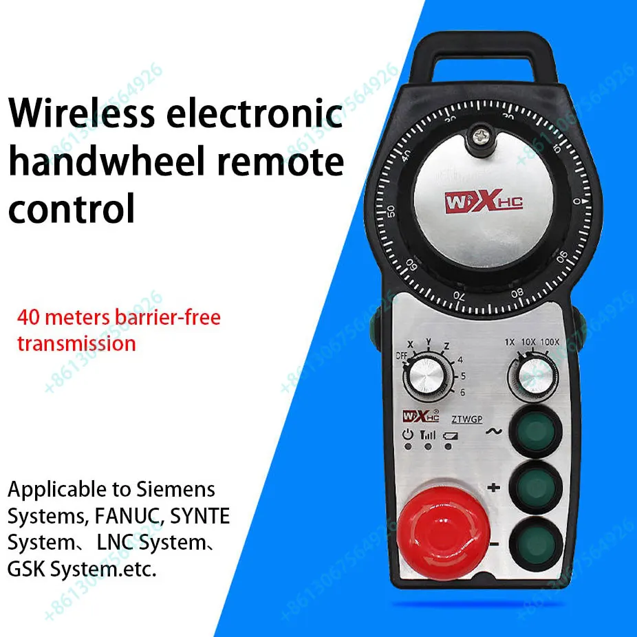 

ZTWPG XHC wireless electronic handwheel machining center digital display pulse generator CNC machine tool handwheel for fanuc