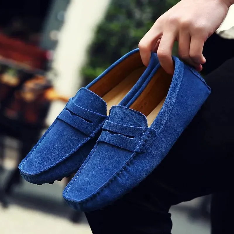 Casual Shoes Men Boat Handmade Classic Bean Slip-On Drive Footwear Soft Bottom Loafers Sneakers  Large Size 38-52 High Quality