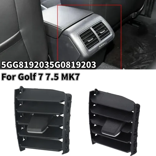 Embellecedor de Clip plegable para parrilla de ventilación de aire acondicionado trasero de CA para Golf 7 7,5 MK7 MK7.5 2013-2020 5GG 819203 5G 0819203 Piezas interiores del automóvil
