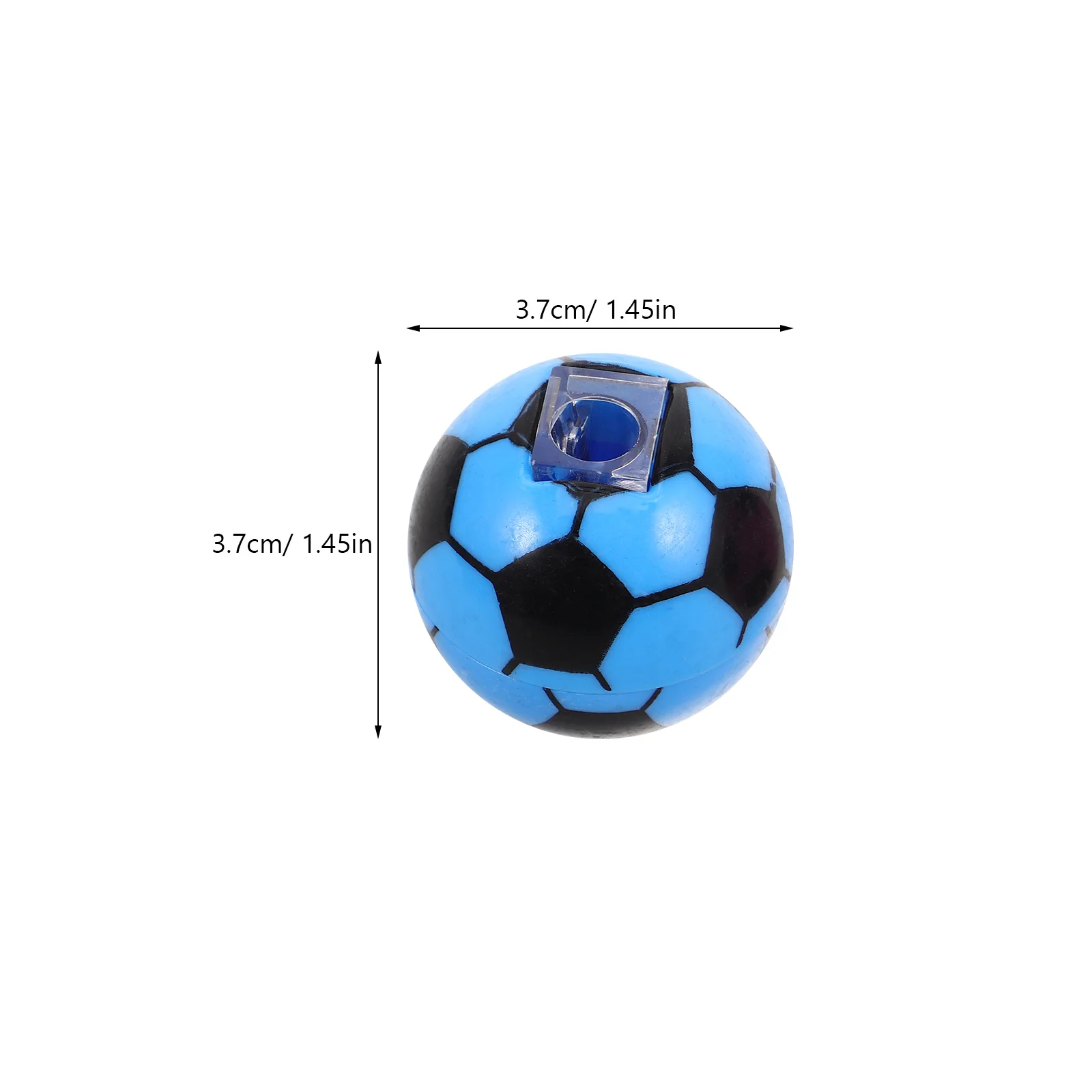 20 قطعة من مبراة أقلام كرة القدم بتصميم فريد من نوعه، مدمجة وسهلة الحمل، مثالية للطلاب وعمال المكاتب، مبراة أقلام تحديد العيون