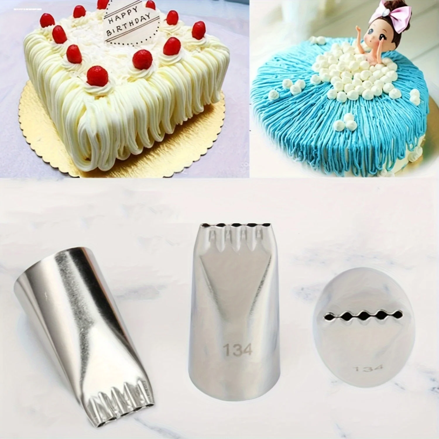 5 unids/set de boquillas para glaseado de pasteles de acero inoxidable, Kit de boquillas de pastelería DIY, herramientas de decoración de magdalenas y repostería, herramientas para hornear