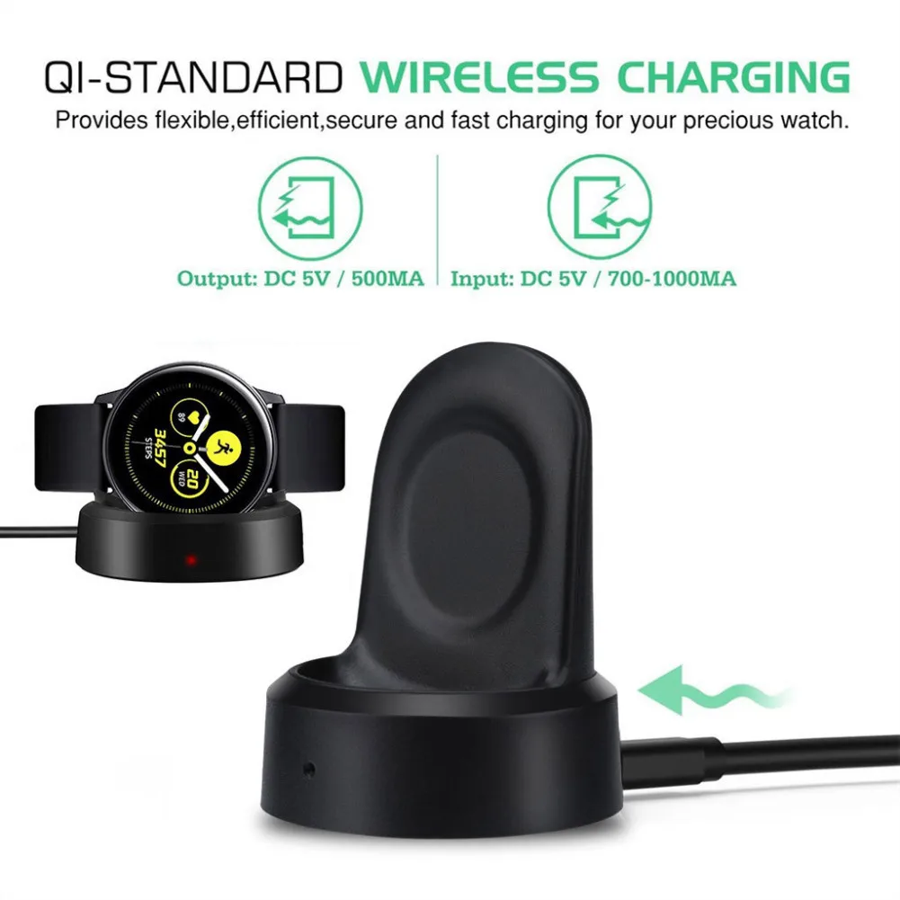 Smart Watch Wireless Charger Charging Base for watch 42mm 46mm SM-R800 R805 R810 R815