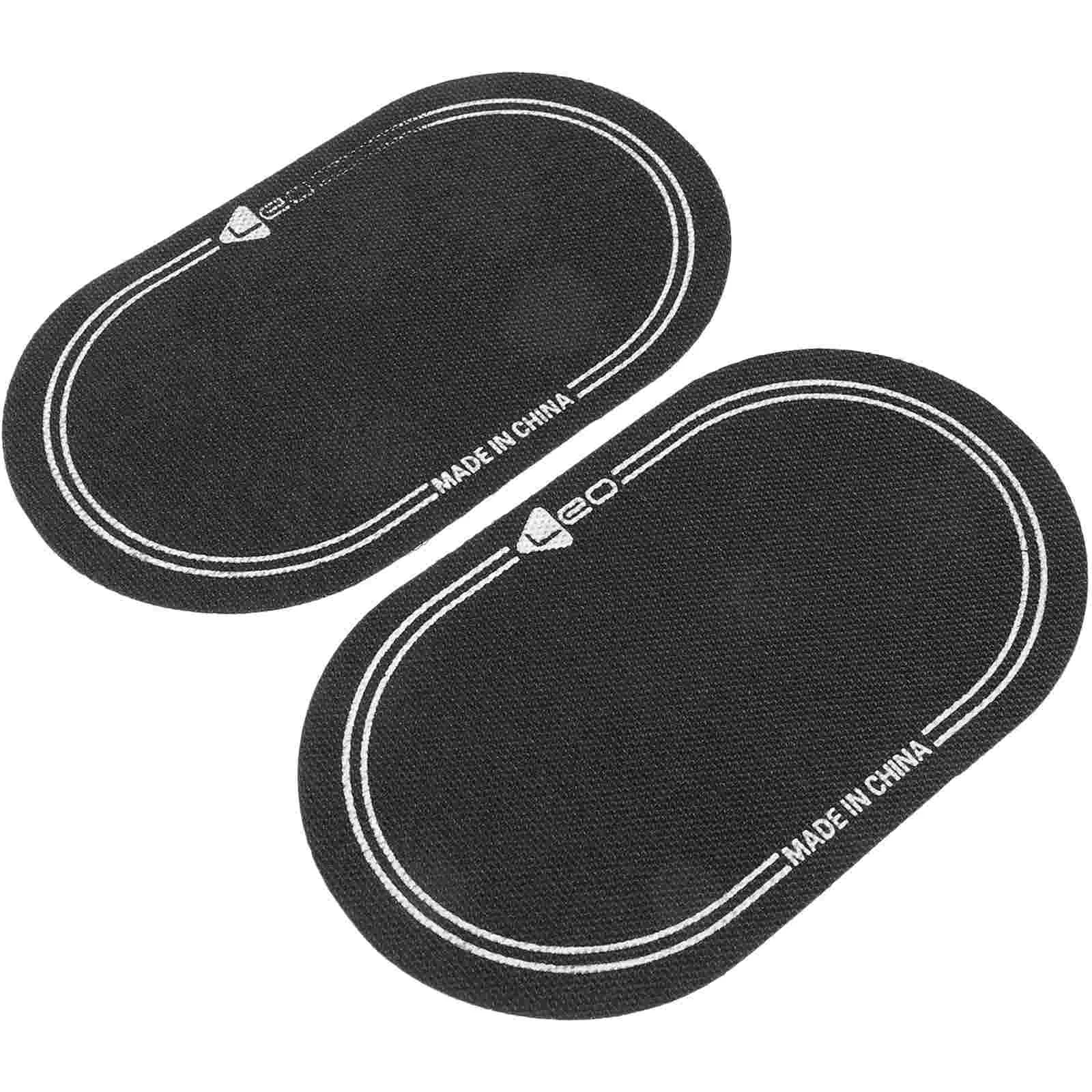 

Kick Drum Patch Kit Screen Protector Nail Stickers Head Protective Pad Skin Black