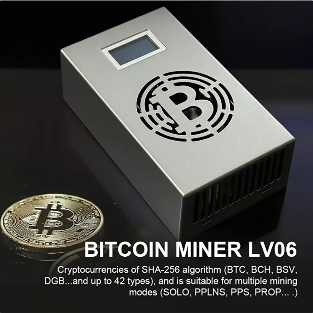 

Home Bitcoin Miner 500GH/s + Dogecoin Miner 11MH/s | SHA-256 & Scrypt Dual Miner | Low Power Silent Mining Bundle LV06 + LG07
