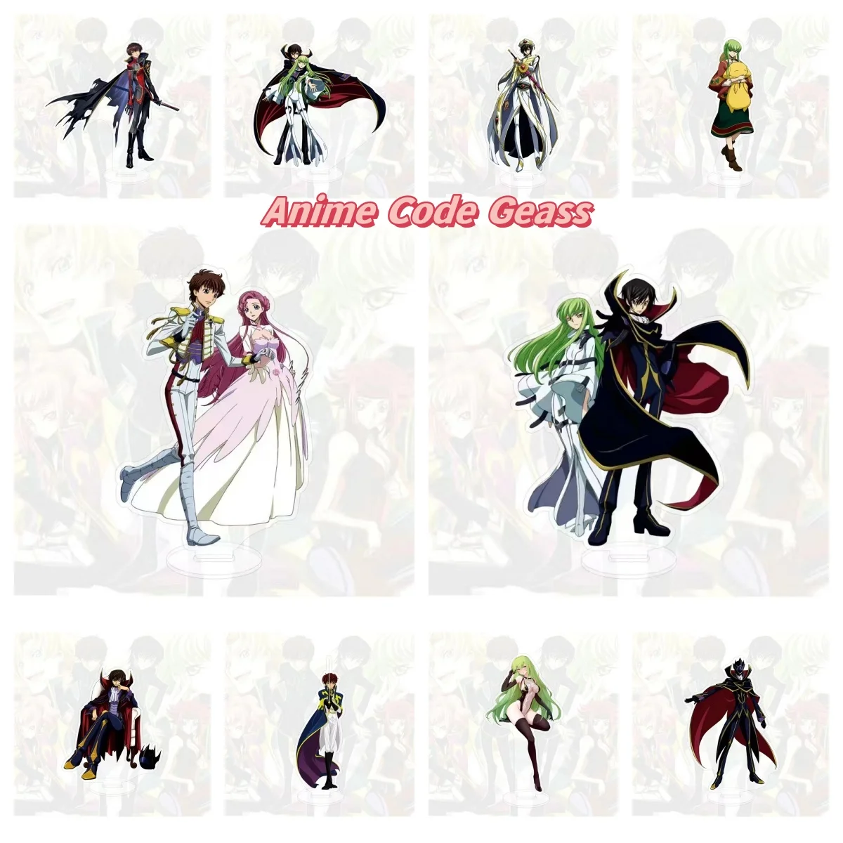 Anime Code Geass Acrylic Stand Action Figure Toy Code Geass PVC Desktop Stand Model Toys Gift 15cm