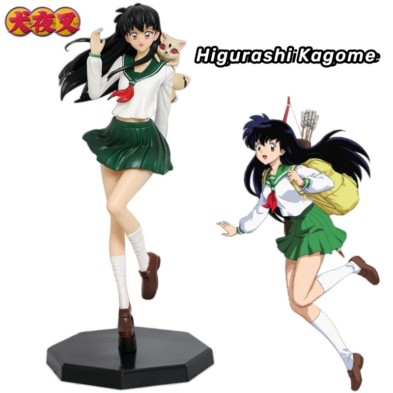

Inuyasha Higurashi Kagome two-dimensional anime peripheral creative standing posture desktop model decoration ornament gift.