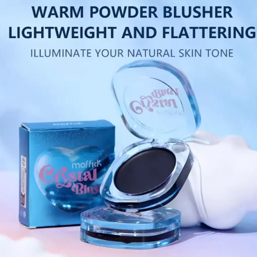 

Clear Crystal Color Warm Change Blush Cream Brightening Effect Natural Saturated Fine Shimmer Blush Cream Long Lasting