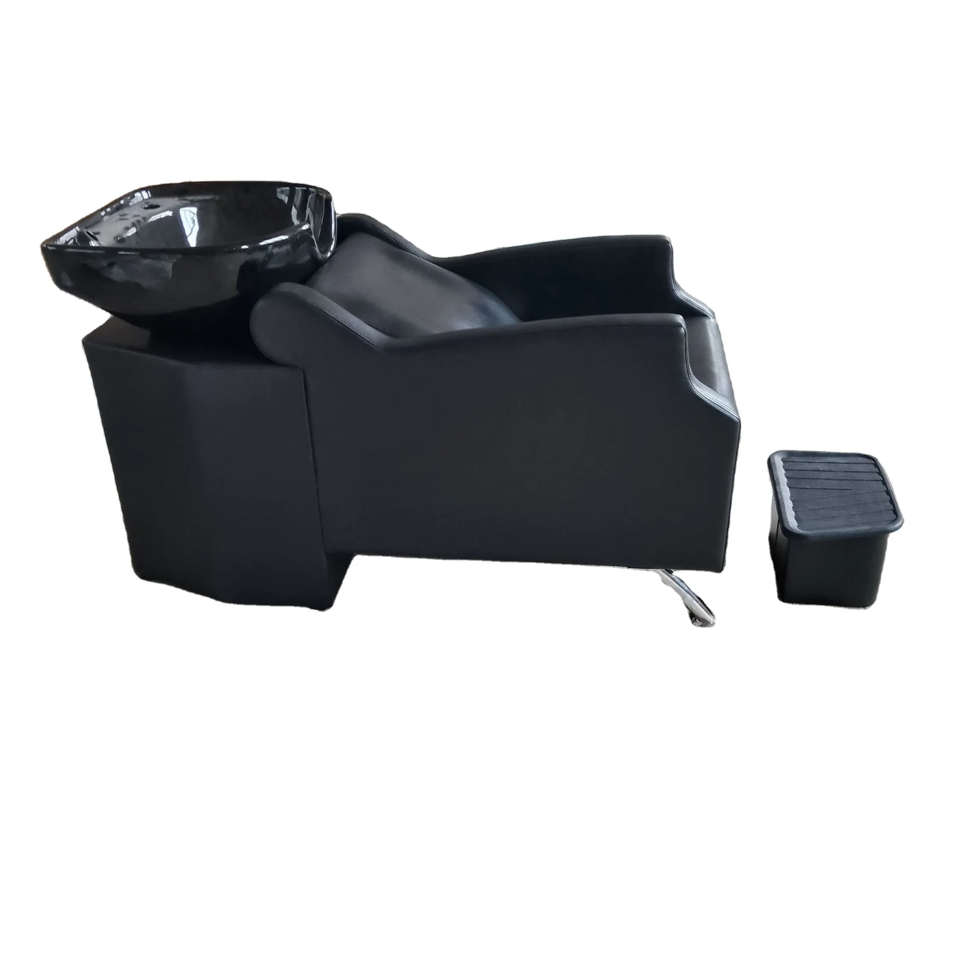 Barber Chair Hair Washing Shampoo Bed Flushing Hair Semi-reclining Shampoo Chairs Salon Shampoo Bowl And Chair