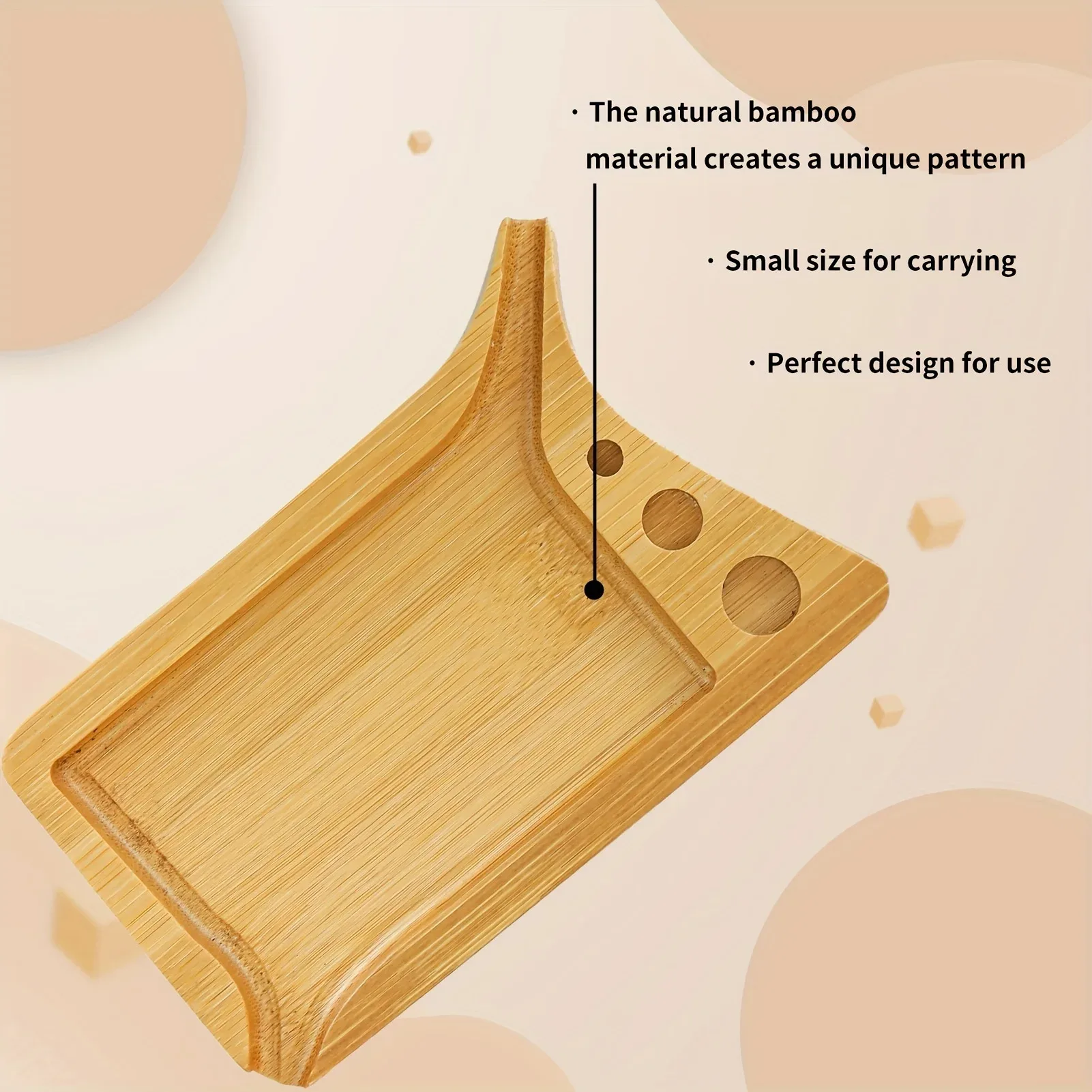 Bamboo Wood Herb Tobacco Rolling Tray Set Cleaning Brush Pre-Roll Smoke Roller Multipurpose