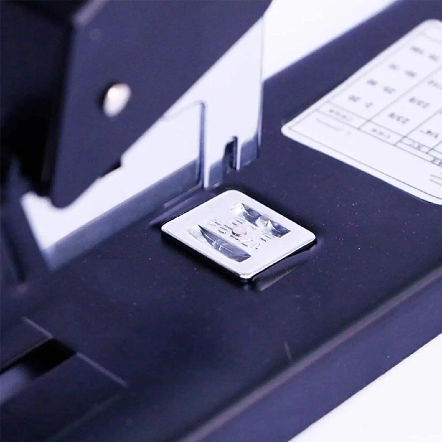 Stapler Buku Jumbo Kapasitas Tinggi 200 Lembar Mesin Kantor Manual Tahan Lama dengan Konstruksi Plastik Logam Tugas Berat