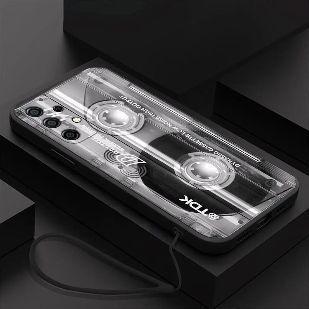 Magnetic Radio Tape Cassette Phone Case For Samsung Galaxy S24 S23 S22 S21 S20 S10 S9 Note 20 10 Ultra Plus Pro FE 4G 5G Cover