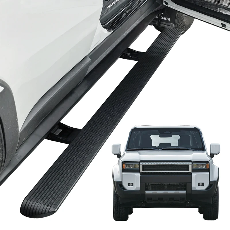 

Full Set Sports Style Aluminum Alloy Side Step No Drilling Installation Automatic Power Running Board