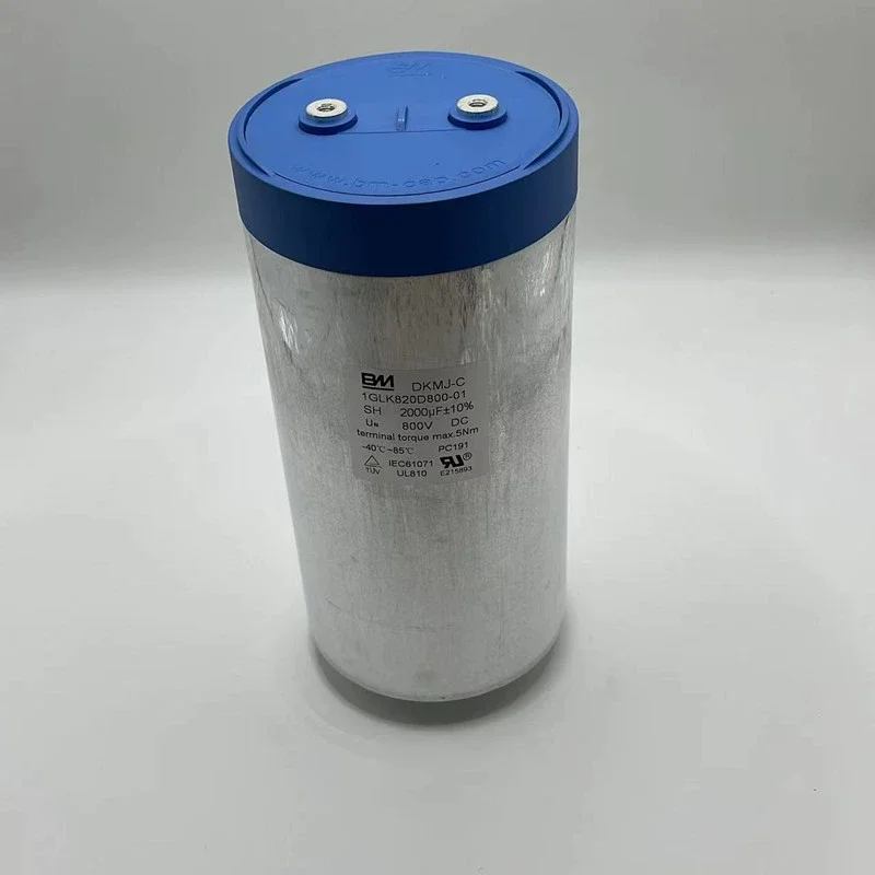 Fengming BM DKMJ-C 2000UF 800V DC 100A high current aluminum shell DC filtering capacitor