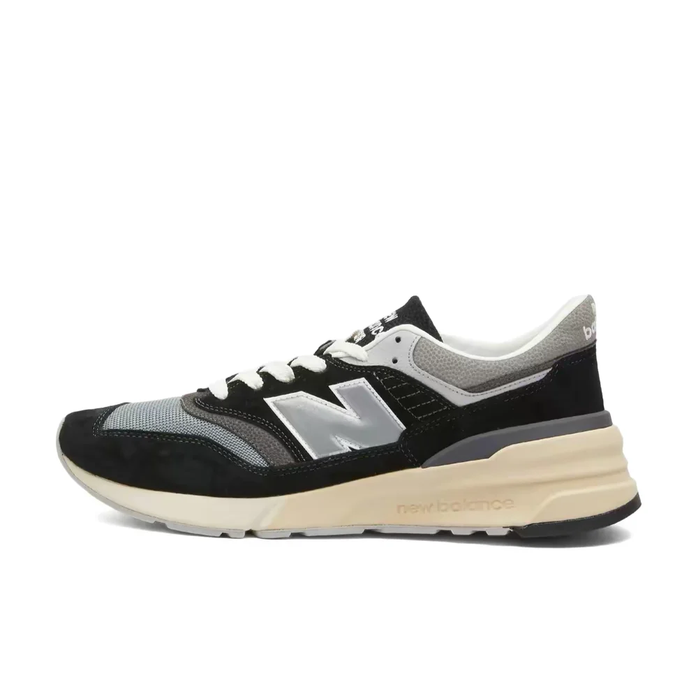 New Balance NB997R Unisex Low-Top Casual Running Shoes  Black/White, Stylish Retro Design & Comfortable Fit U997RHC