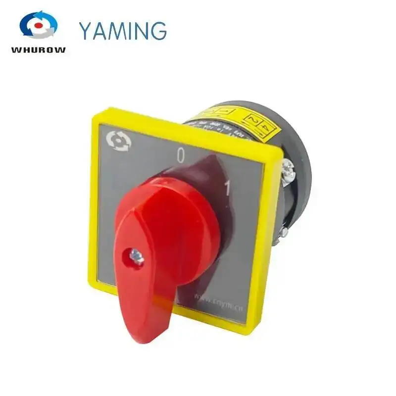 

HZ5B-10C001/1 Cam Switch ON-OFF 2 Position 10A 3kw Single Phase Changeover Rotary Universal Switches