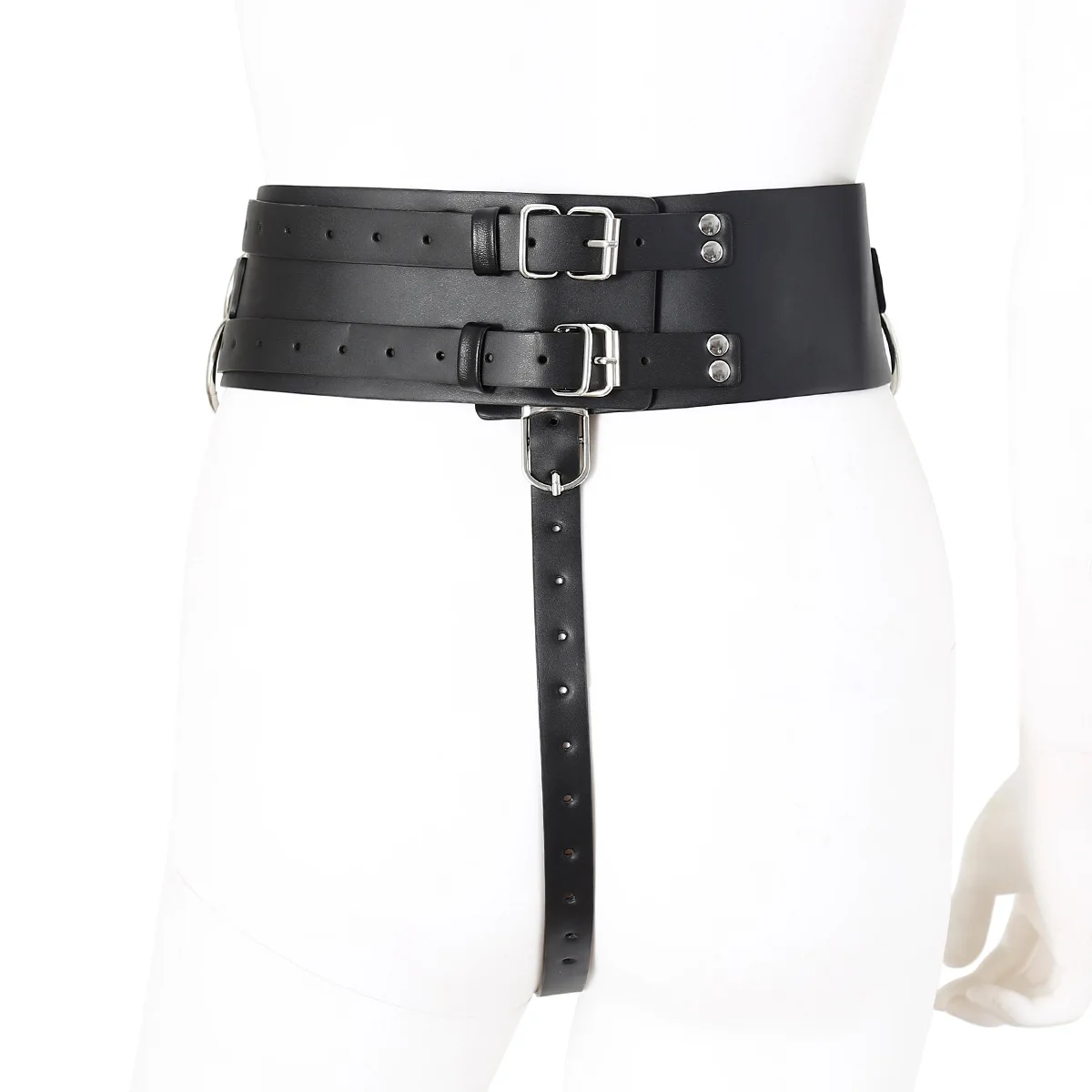 Leather Strap on Bdsm Bondage AV Vibrator Magic Wand Holder Belt Attachment Accessory fits Hitachi view 5