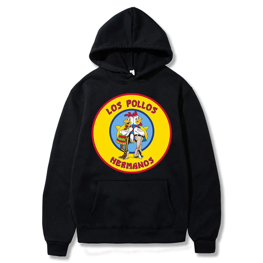 Los Pollos Hermanos Chicken Brothers Print Hoodies Autumn Tracksuit Man Women Sweatshirt Unisex Streetwear Casual Pullover Hoody