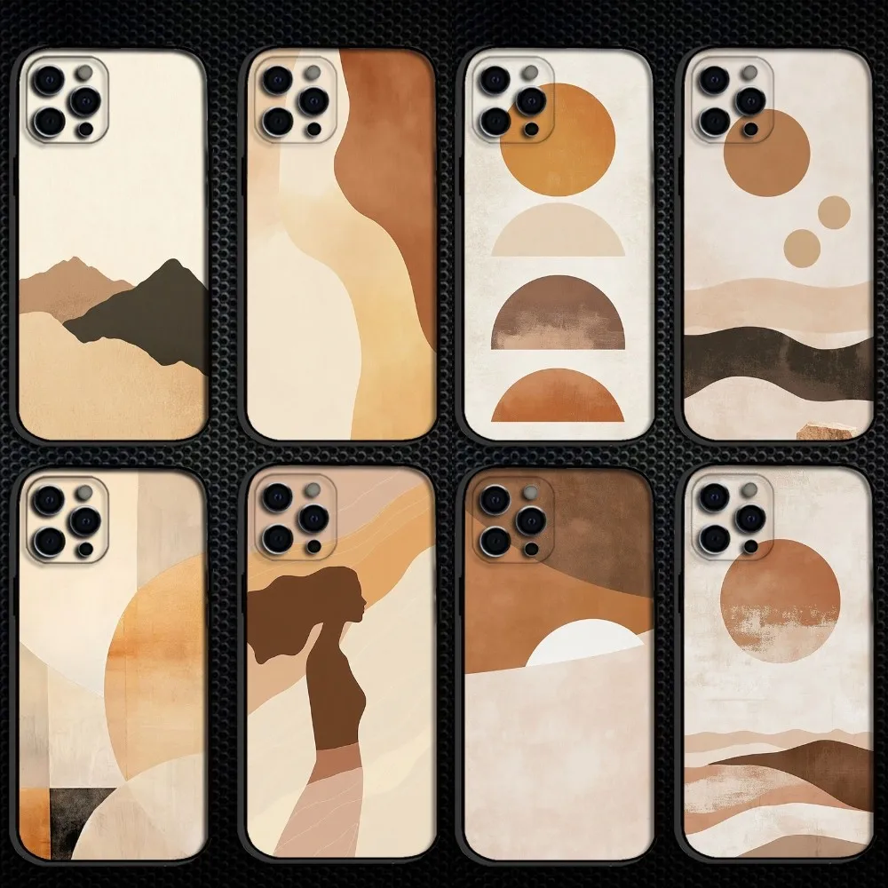 추상 패턴 실리콘 아이폰 케이스 이미지
