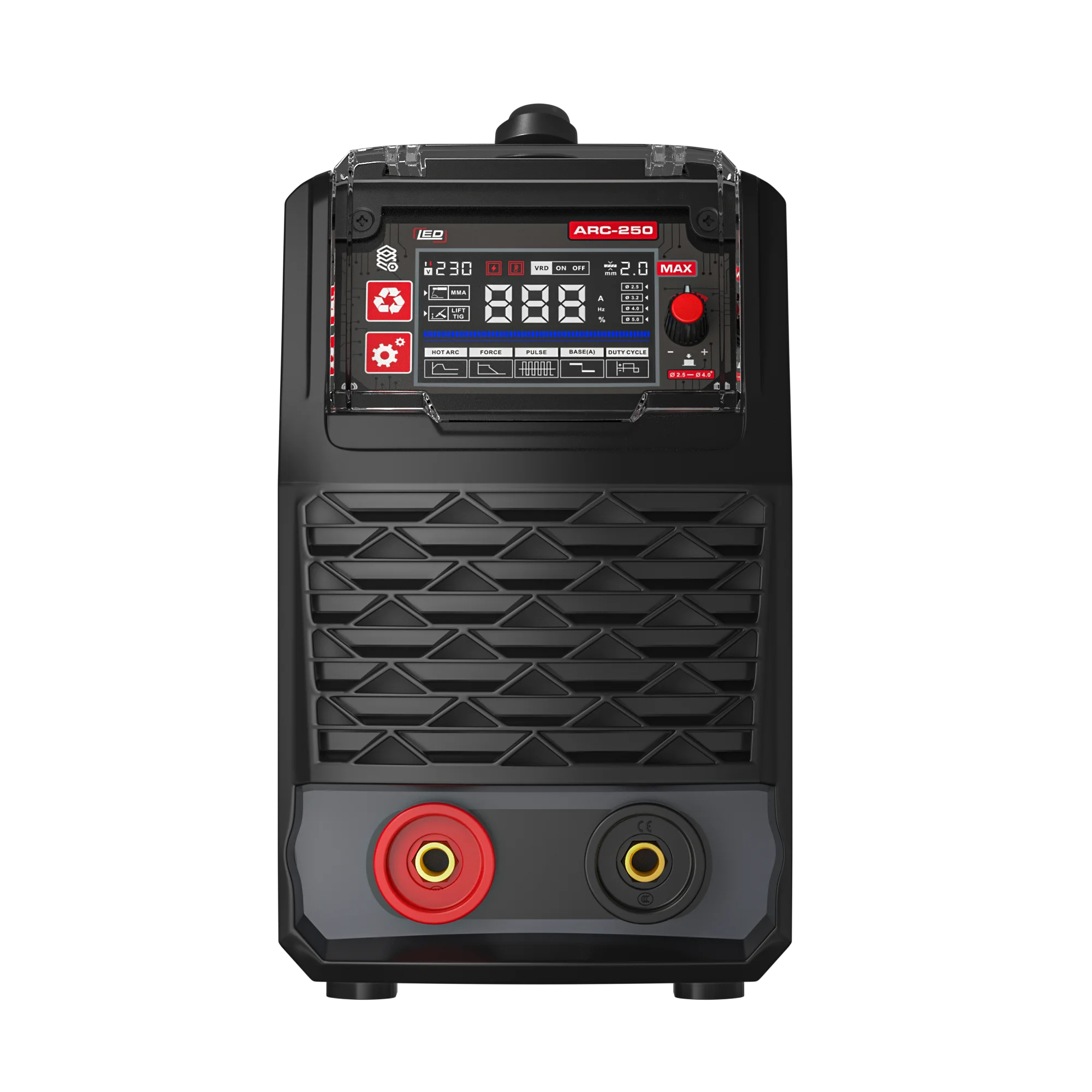 

ANDELI бытовой портативный ARC-250 220 В 385 В 2 в 1 ММА LIFT TIG 220A IGBT DC ARC сварочный аппарат