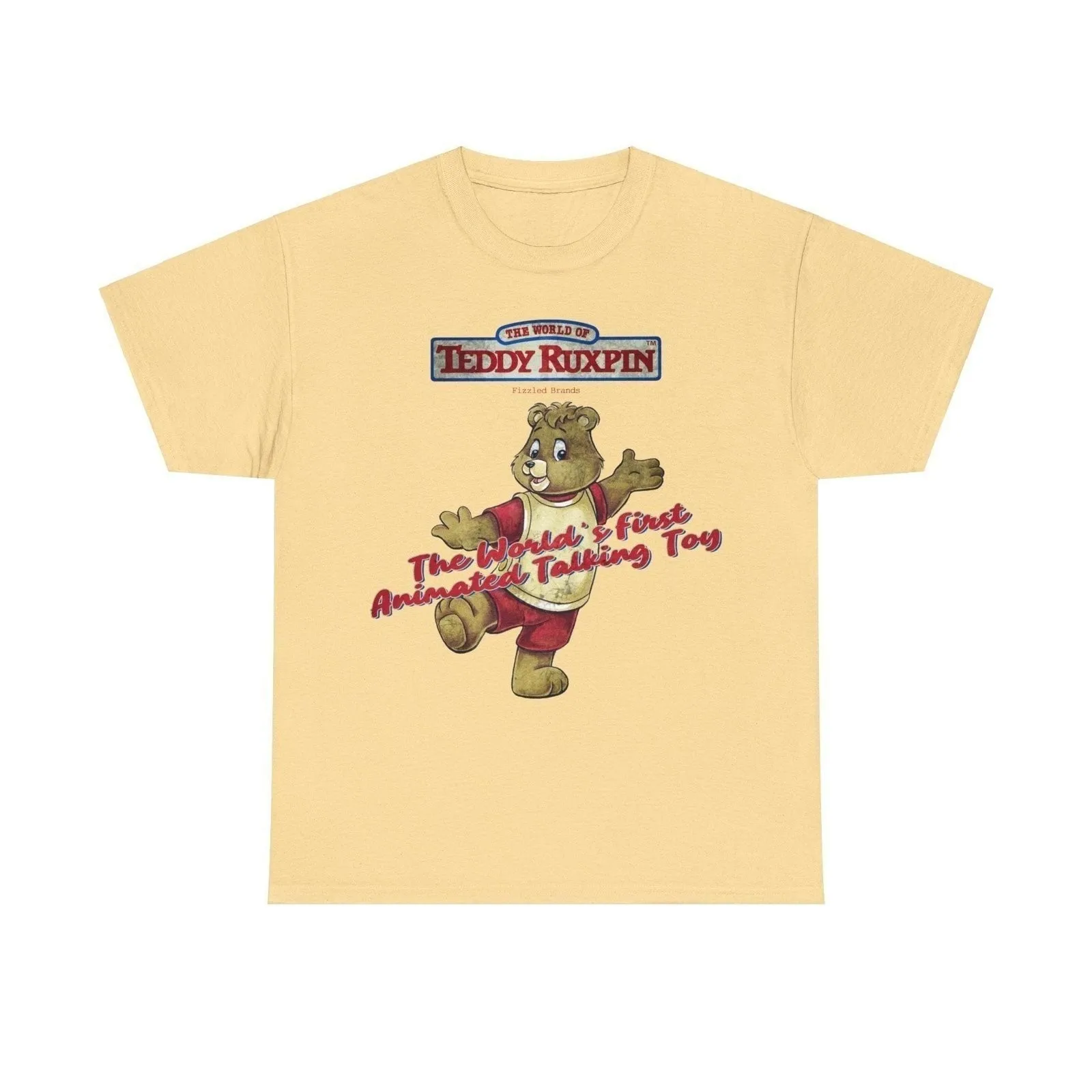 Camiseta del homenaje nostálgico del juguete de Teddy Ruxpin