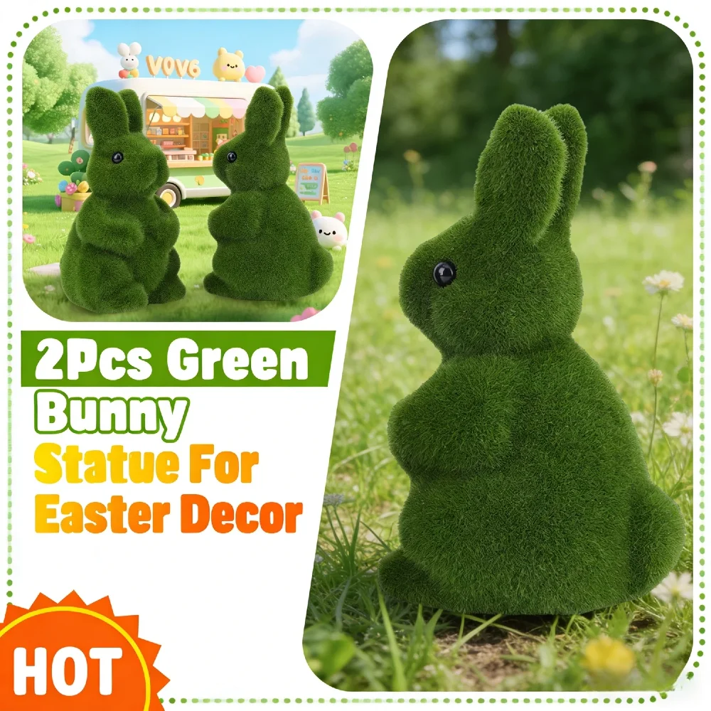 2Pcs Artificial Mos… - image