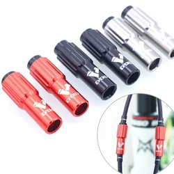 RISK 2 Pcs MTB Bike Gear Cable Adjuster Ferrules Inline Gear Derailleur Length Screw Barrel MTB Adjustment Screw Bolts