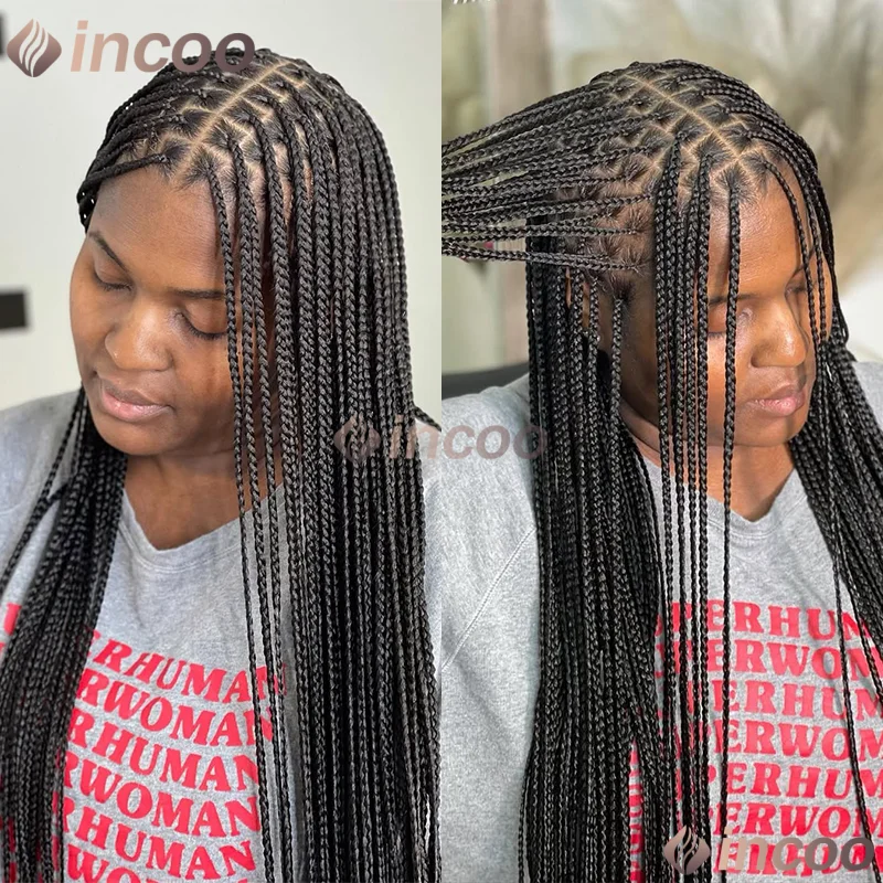 

36-дюймовые синтетические парики, полный парик спереди, парик для женщин, косичка, плетение париков с волосами ребенка