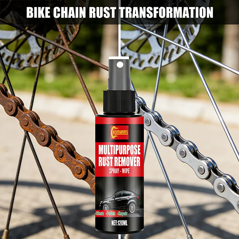 

Спрей для быстрого удаления ржавчины. Многоцелевой металлический инструмент для удаления ржавчины для восстановления блеска механических деталей и оборудования.