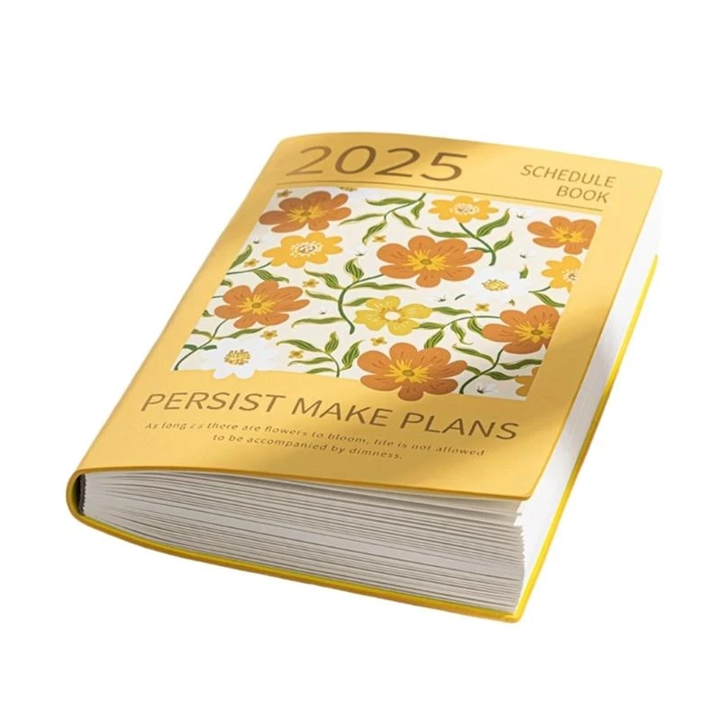 2025 جدول زمني للمخطط دفتر دفاتر اليومية اليومية/أسبوعي/شهري مخطط لمدرسة المكتب المنزلي