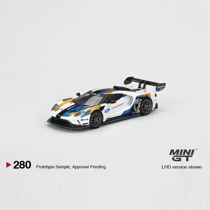 MINI GT 280 1:64 Ford GT MK II 2019 Goodwood Festival of Speed Diecast Model  Race Car Kids Toys Gift