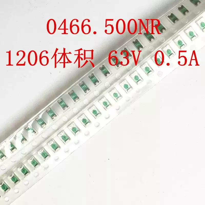 5-100pcs 0466.500NR 1206 63V 0.5A silk screen F surface mount fuse