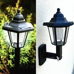 Solar Led Outdoor Lighting Retro Lantern Hexagonal Solars Lights Outdoor LED Solar Sconce Wall Lamp Garden Decor Solar Spotlight