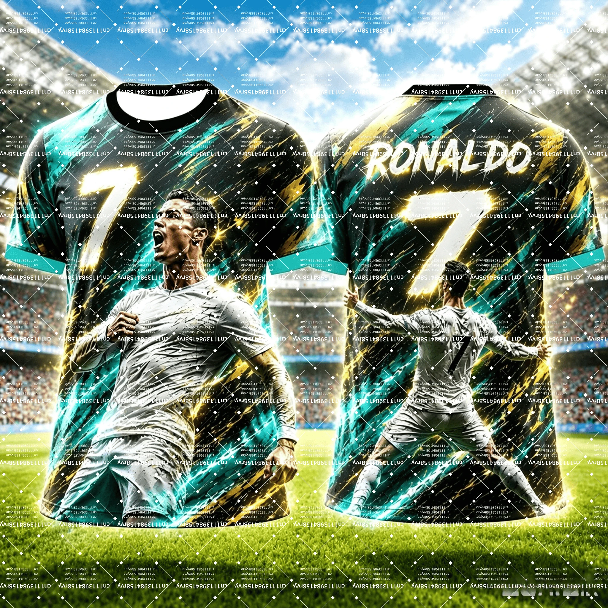 2026 Summer New  Arriavl Special Ronaldo No.7 Print for Men T-shirt Summer Sports Quick-Drying Tees Casual Kids/Adult Tops