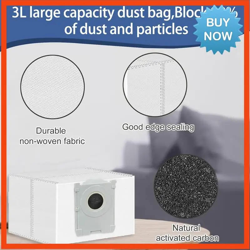 BISM Kit di accessori per Ecovacs X8 Pro Omni/Yeedi S14 Plus Parti per aspirapolvere Principale Spazzola laterale Filtri Rullo Mop Sacchetti per la polvere in tessuto