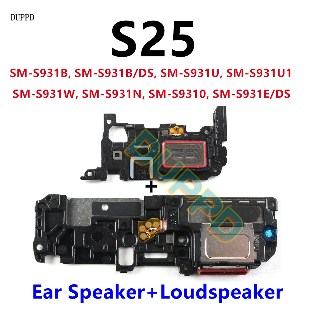 Top Earpiece Ear Speaker Bottom For Samsung S25 SM-S931B S931U S931N S931 Loudspeaker Speakerphone Buzzer Ringer Replacement