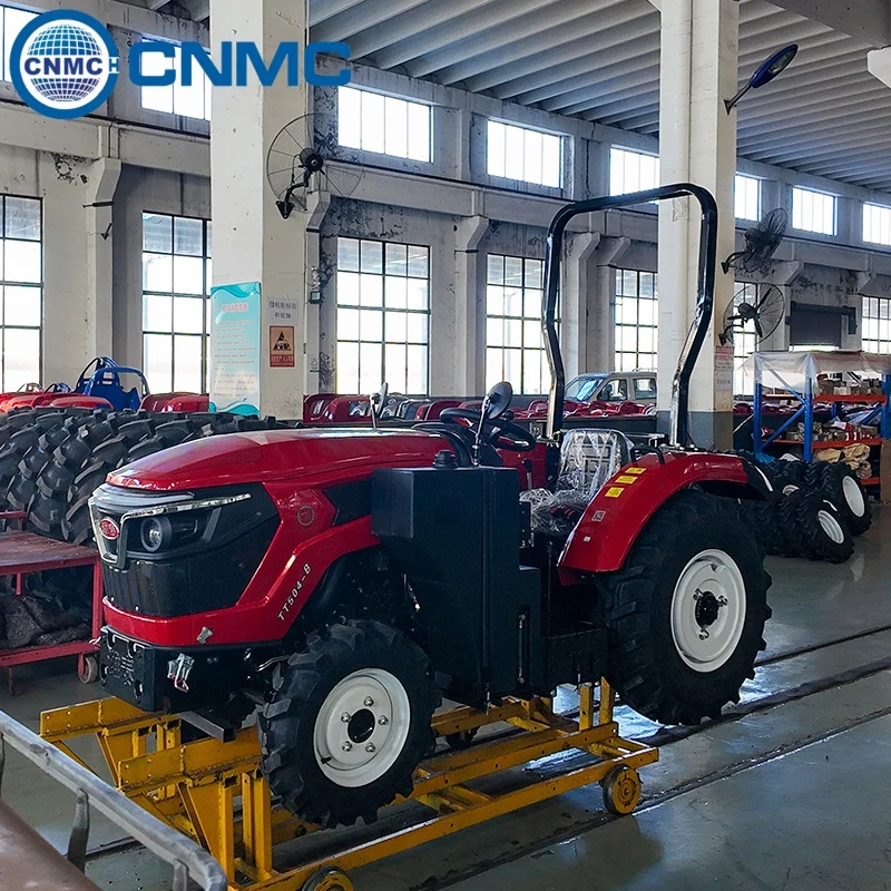 CNM-504 Tractor Cab Agricultural 50HP 4x4 Wheeled Tractor 36.8kw Tractor 4‑Cylinder Engine EURO5 CE Certified Farm Use