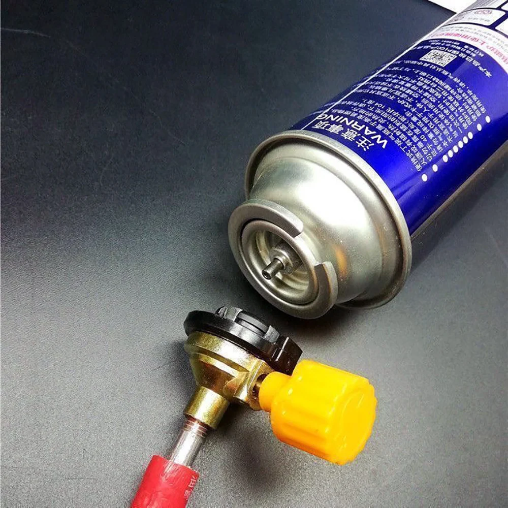 Bayonet Type Gas Canister Adapter Butane Gas Bottle Valve For Connecting Cassette Gas Canister And 8mm Hose